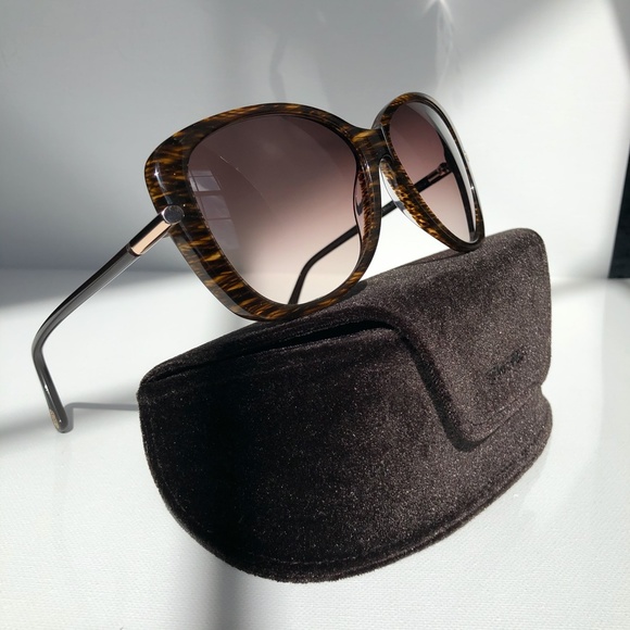 New TOM FORD Linda Butterfly Sunglasses - Picture 3 of 16
